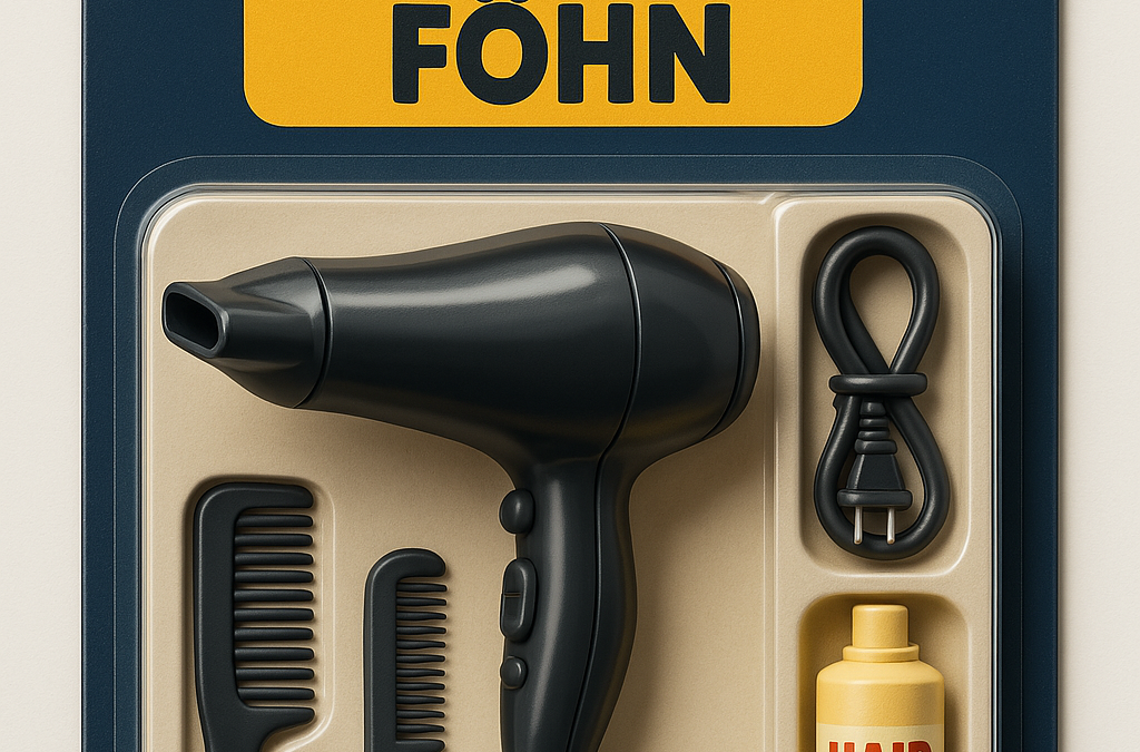 ChatGPT Action Figur Cartoon Produkt Föhn