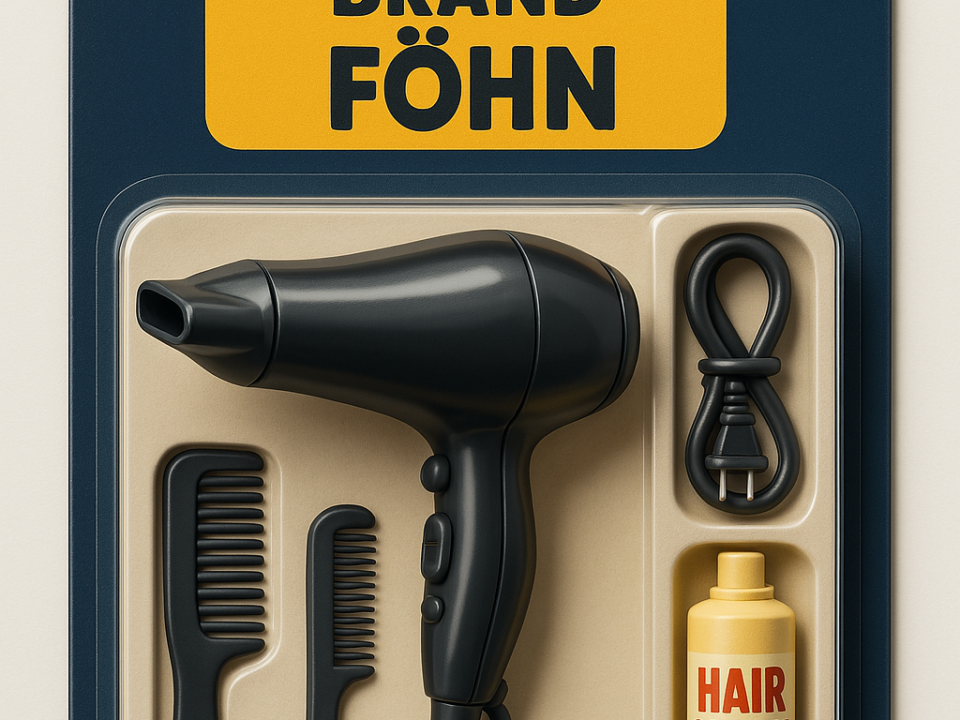 ChatGPT Action Figur Cartoon Produkt Föhn