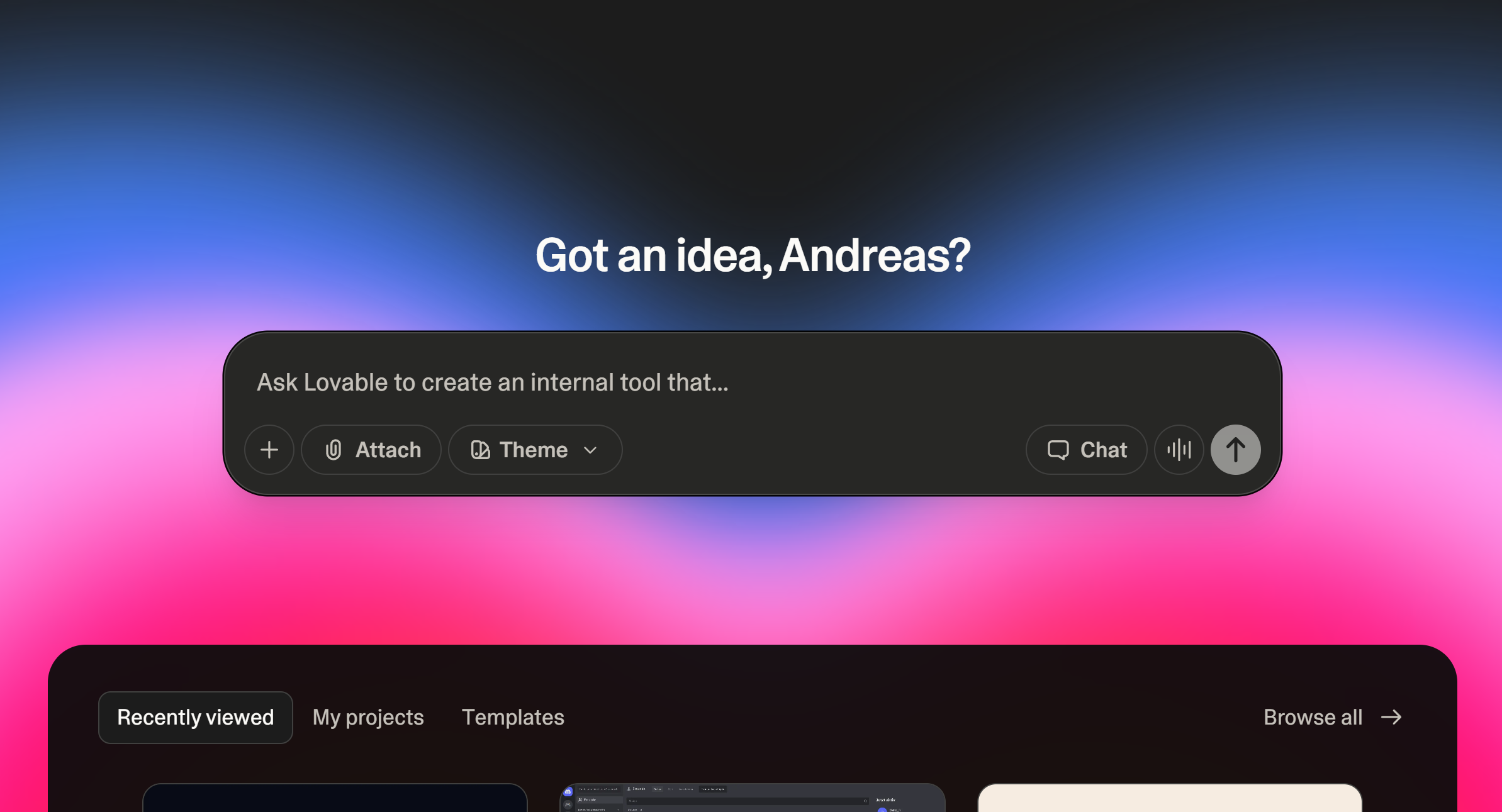 lovable-chat-kontext-eingabe-fenster